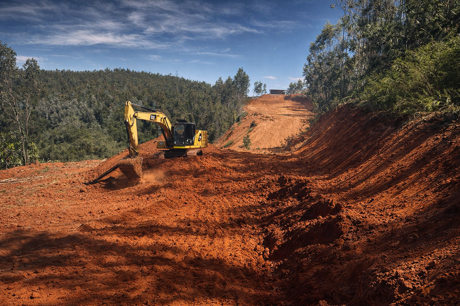 Construcción y mejoramiento de caminos